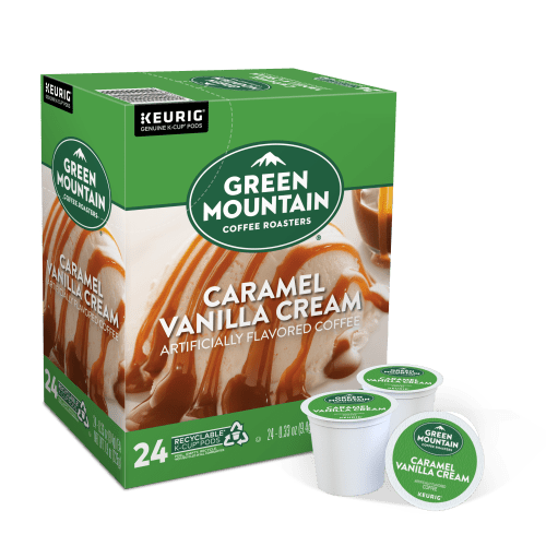 green mountain caramel vanilla cream kcups box of 24