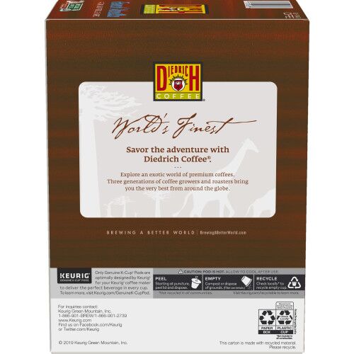 diedrich coffee french vanilla kcups box side