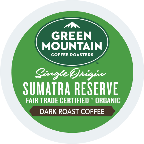 Green Mountain Sumatra Reserve Kcups lid