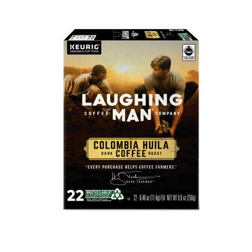 laughing man colombia huila kcups box of 22