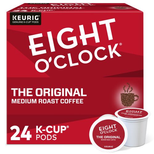 eight oclock coffee the original kcups box of 24 side view
