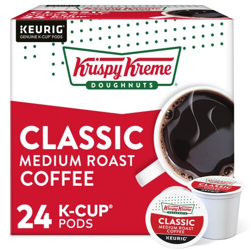 krispy kreme kcups box of 24 side of box