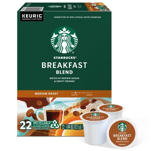 starbucks breakfast blend box of 22
