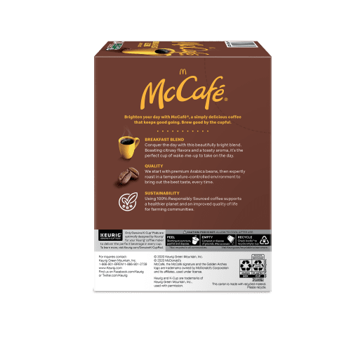 McCafe coffee box side