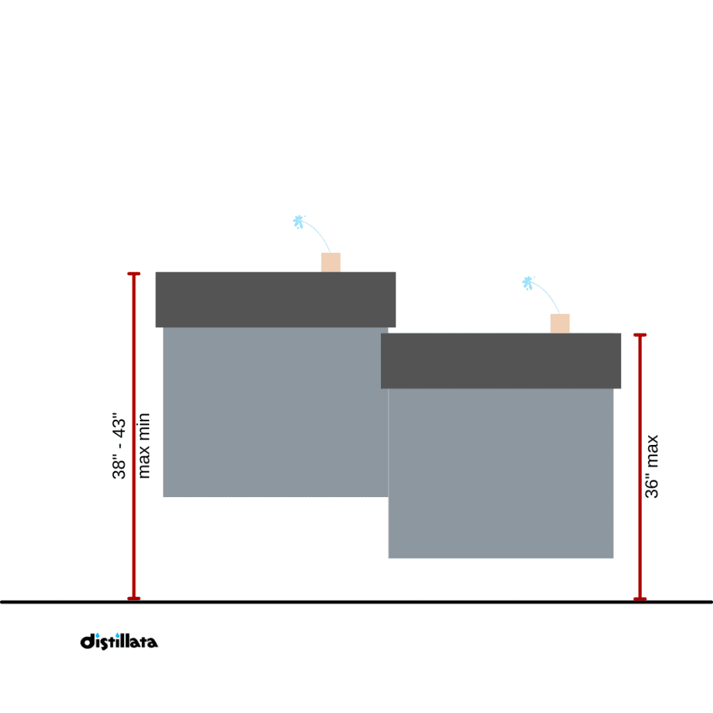 ada high low drinking fountain graphic