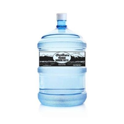5 Gallon Premium Drinking Water jug with white cap