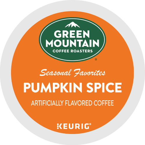 Green Mountain Pumpkin Spice Kcups lid
