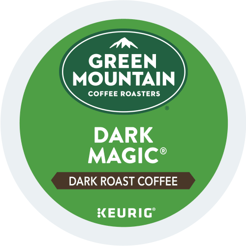 Green Mountain Dark Magic Kcups lid