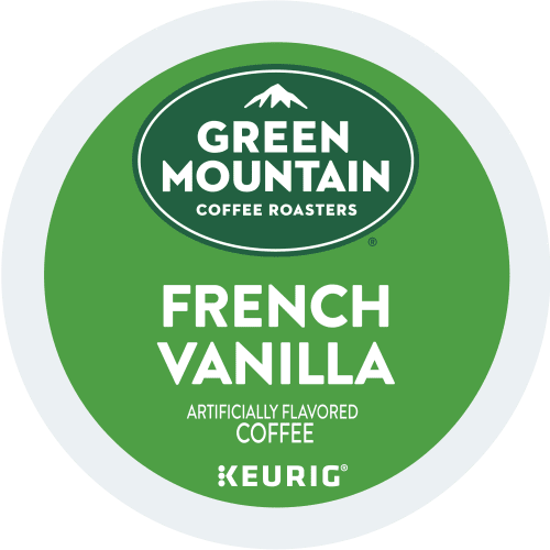 Green Mountain french vanilla decaf kcups lid