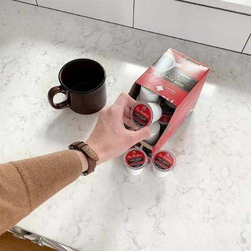taking a kcup coffee out of box
