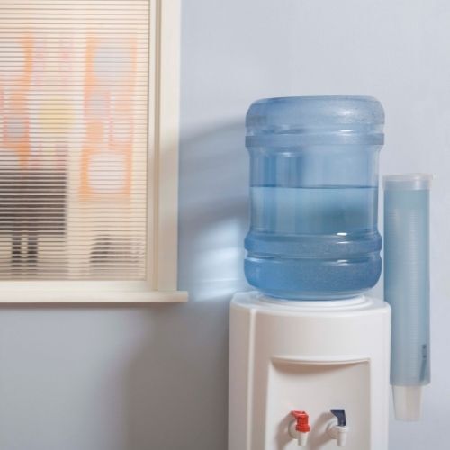 white water dispenser in office