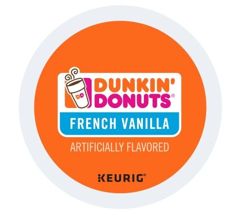 dunkin french vanilla kcups lid