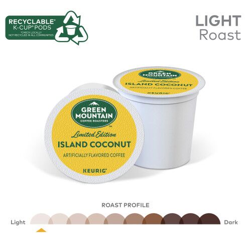 Green Mountain Island Coconut roasting profile