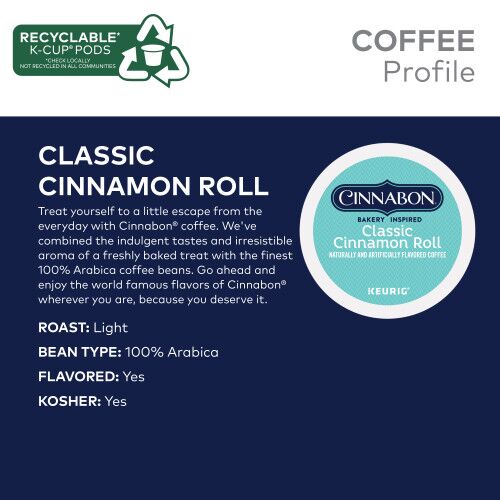cinnabon kcups coffee description