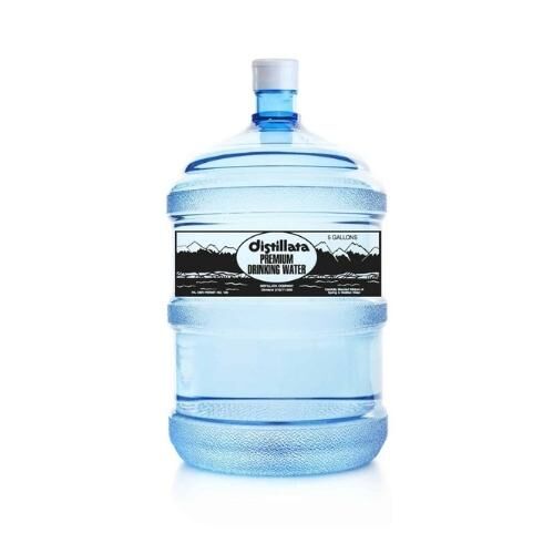 5 Gallon Premium Drinking Water jug with white cap