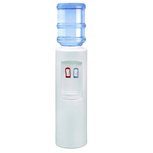 white touch free water dispenser
