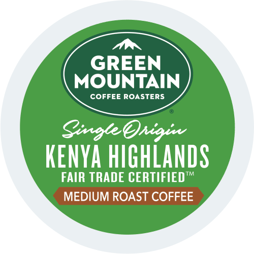 Green Mountain Kenya Highlands Kcups lid