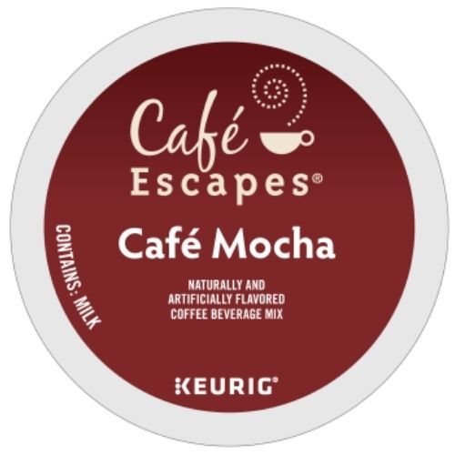 Cafe Escapes Cafe Mocha Kcups lid