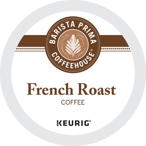 barista prima coffee house french roast kcups lid